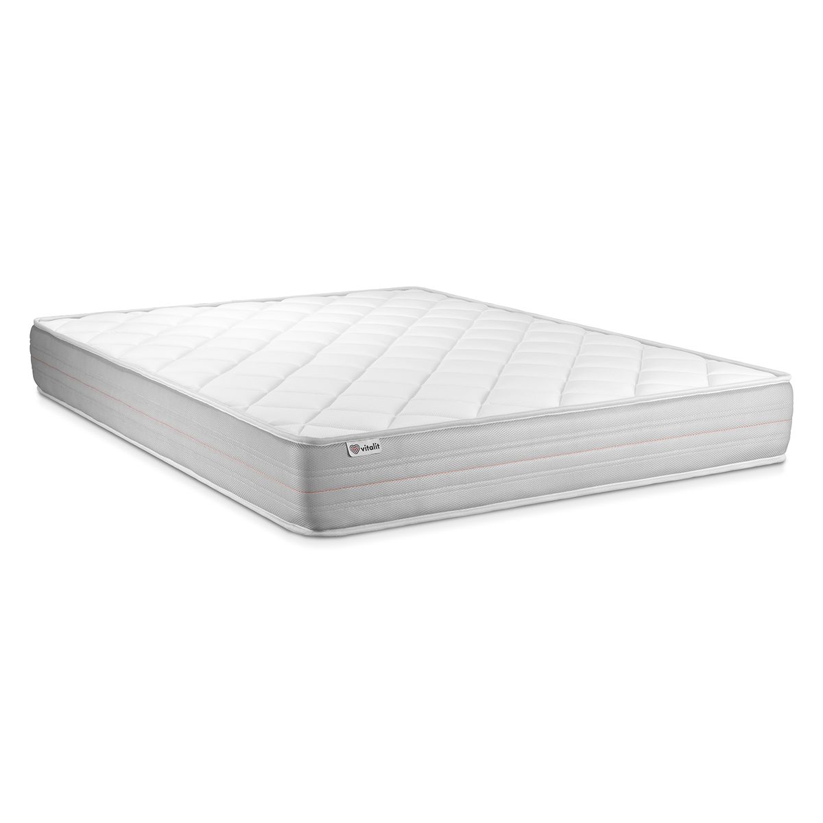 Letto con materasso VITALMEMO 130 x 200 cm Rete Kit Nero