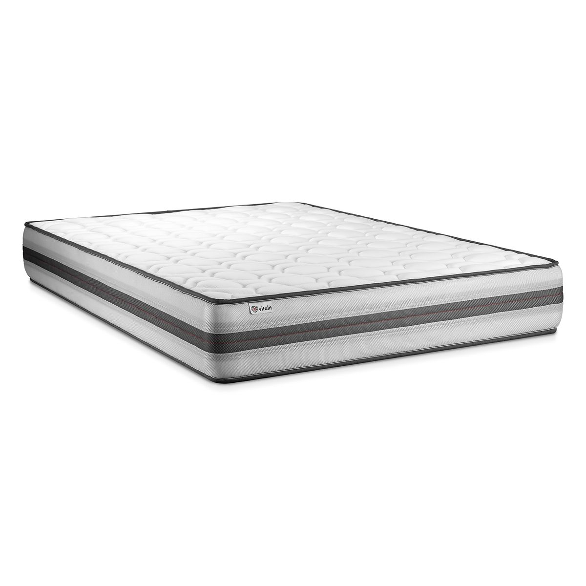 Letto con materasso VITAL POWER RECOVER 120 x 190 cm Rete kit Bianco