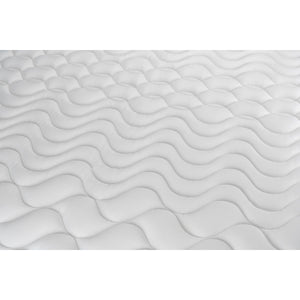 Pacchetto letto completo - Materasso 140x190cm + Box spring con doghe (kit) + 2 cuscini + Piumino - Vital Power Zen