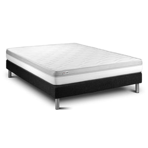Letto con materasso VITAL RELAX 135 x 200 cm Rete Kit Nero