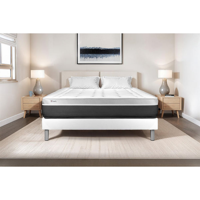 Letto con materasso VITAL SOFT 120 x 190 cm Rete kit Bianco
