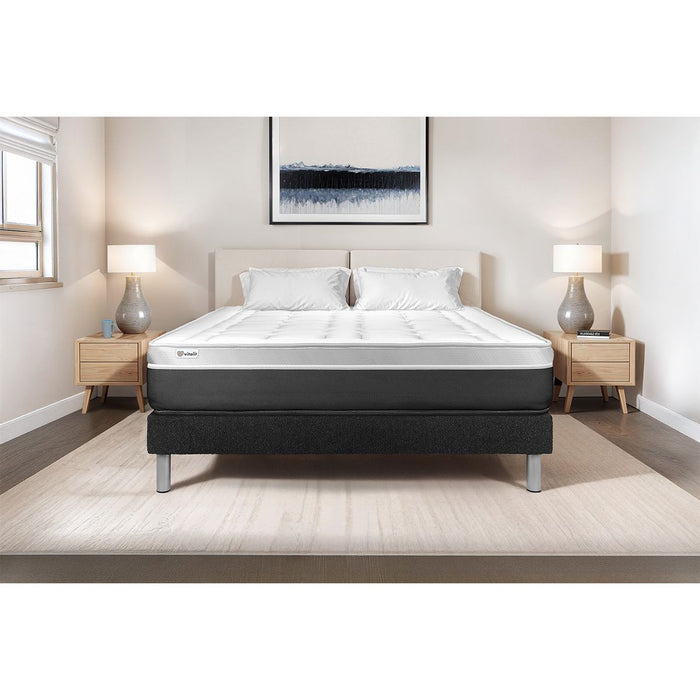 Letto con materasso VITAL SOFT 120 x 200 cm Rete Kit Nero