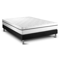 Letto con materasso VITAL SPA 135 x 200 cm Rete Kit Nero