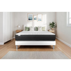 Letto con materasso VITAL SPRING 120 x 200 cm Rete kit Bianco