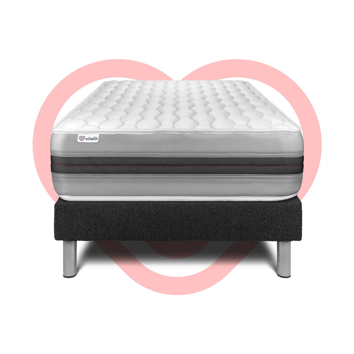 Set materasso e base 90x190 cm - Vitalspring Recover