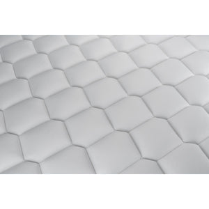 Letto con materasso VITAL SPRING ZEN 120 x 200 cm Rete kit Bianco