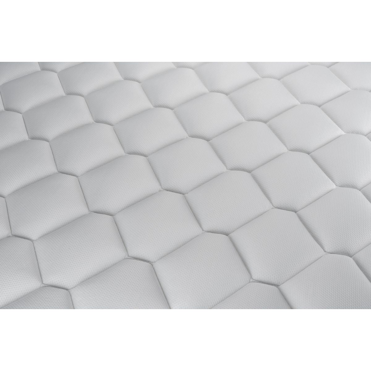 Letto con materasso VITAL SPRING ZEN 150 x 200 cm Rete Kit Nero