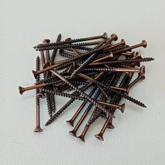 Vite 6,0x40mm - 50pz tps testa conica bronzata per legno truciolare