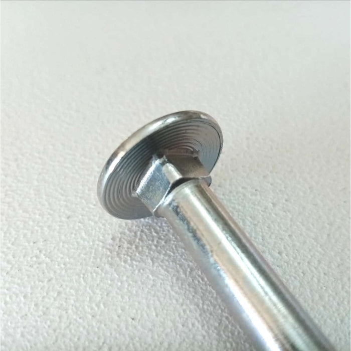 Vite carrettiere 6x100/21mm - 10pz vite metrica testa tonda con quadro sottotesta bassa resistenza