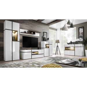 Vetrina collezione CRISS + LED. Mobile decorativo, moderno e di design per il tuo soggiorno.