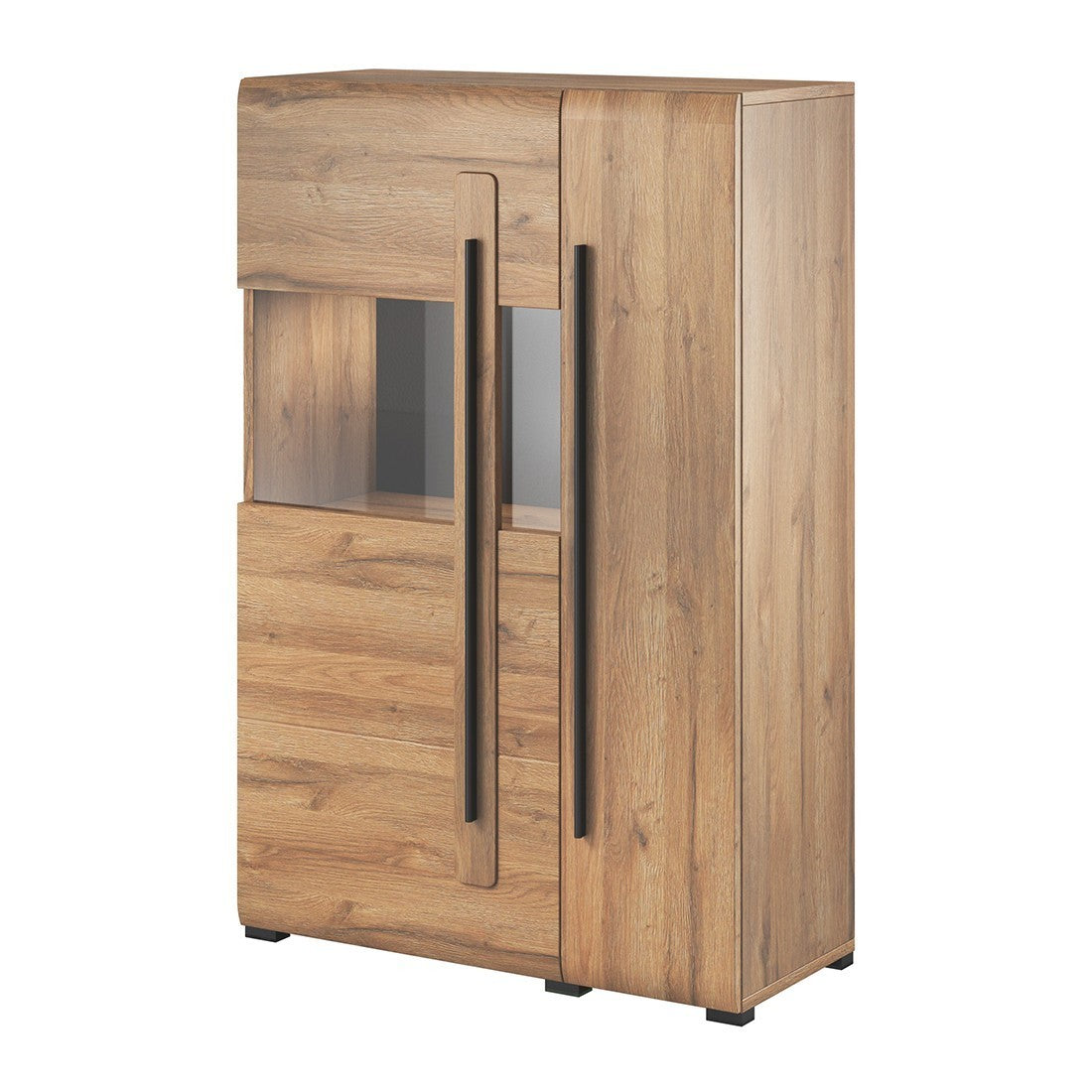 Vetrina design XL collezione BREDA. Colore quercia