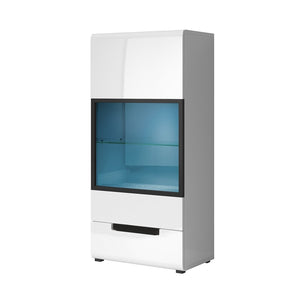 Vetrina sospesa LUCIA modello medio con LED colore bianco - 60 x 128 x 37 cm