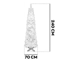 Vixen  - Albero di Natale modello Slim ø70x240H cm, 800 rami