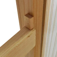 Mini Serra da Giardino Serra per semenzai dim. 100L x 50l x 36H cm Tetto 2 falde apribili separatamente Pannelli in Policarbonato Legno di Abete pre-olio