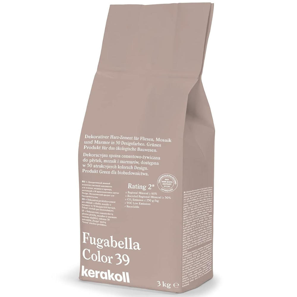 Stucco ibrido piastrelle fugabella impermeabile resistente confezione 3 kg *** colore- n 39, confezione 1