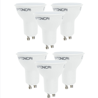 Lampadina dicroica led gu10 10w resa 67watt risparmio energetico 6000k pezzi 6