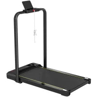 Tapis roulant Pieghevole 2 in 1 con Display LED e Telecomando, Nero