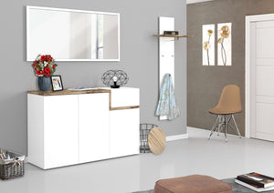 Mobile ZET L 120 x H 80.1 x P 40 cm colore bianco lucido