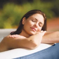 28486EX - Spa Bubble Blue Cm 180X66, 4 Posti, Con Pompa, Riscaldatore, 100 Getti, Telo Copertura, Dispenser Di Cloro