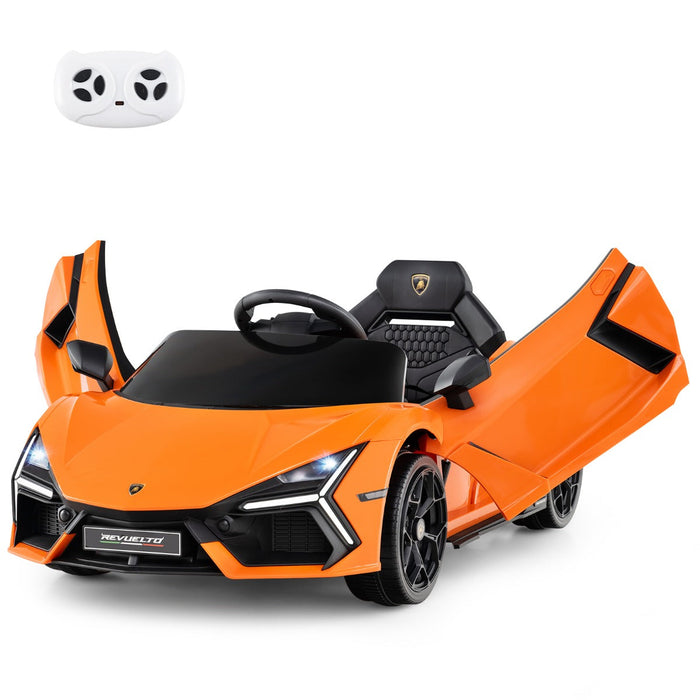 Auto elettrica telecomandata per bambini 105 x 60 x 40 cm con sicurezza e divertimento moderno in PP arancione 20_0014659