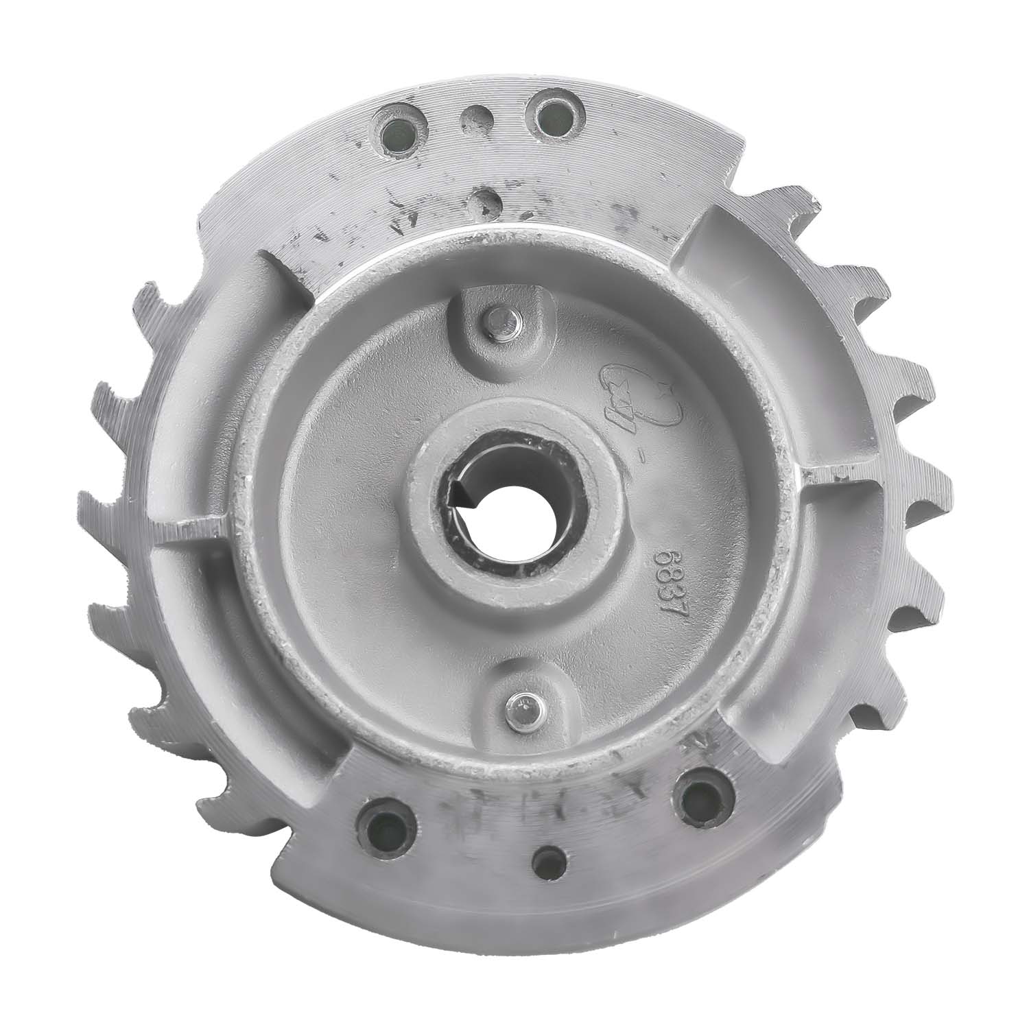 Volano Magnetico Per Motosega 25Cc Volano Completo In Lega Di Alluminio Per Motoseghe 25Cc