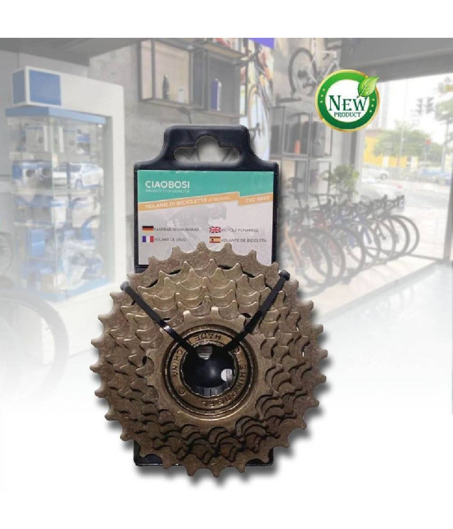 Volano 7 Velocità  Per Bici Bicicletta Mtb Cassetta Pignoni 12-28t Ricambi Zx-9920         