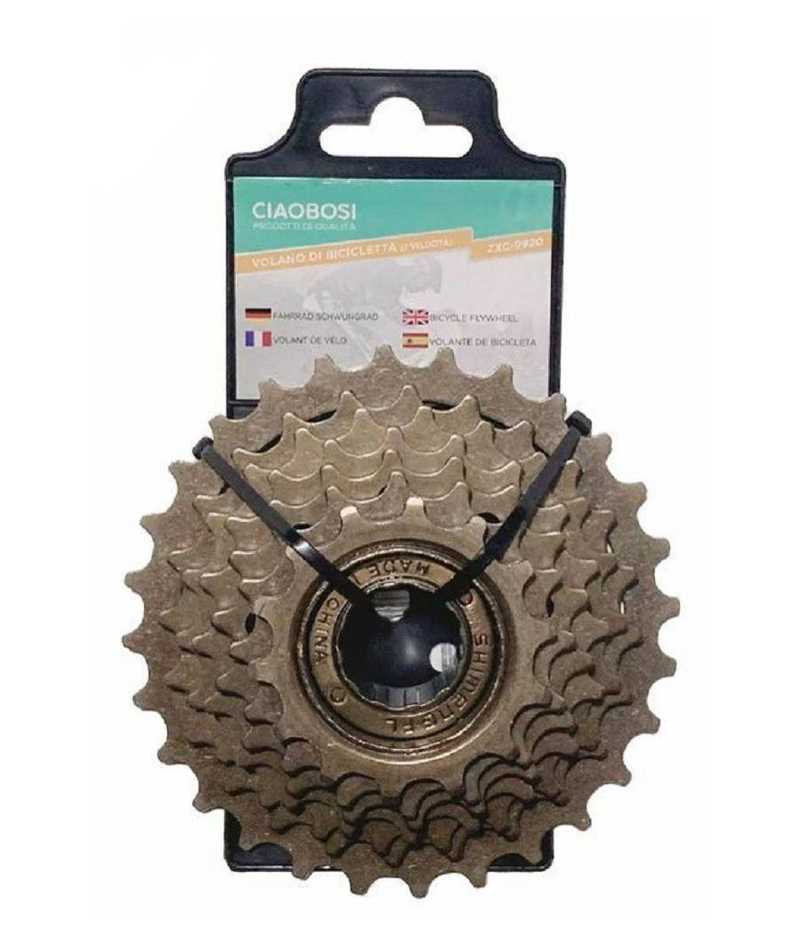 Volano 7 Velocità  Per Bici Bicicletta Mtb Cassetta Pignoni 12-28t Ricambi Zx-9920         