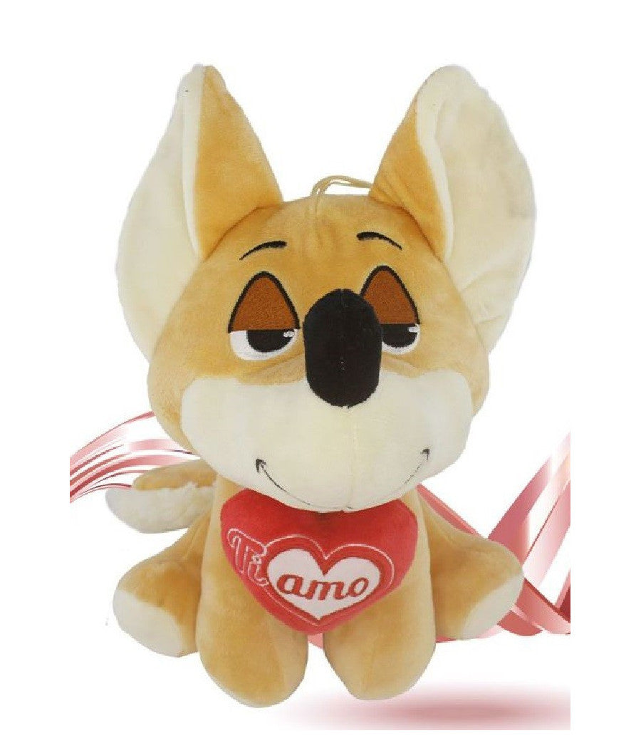Volpe 30 Cm Peluche Con Cuore Ti Amo Idea Regalo San Valentino Colori Ass. 92454         