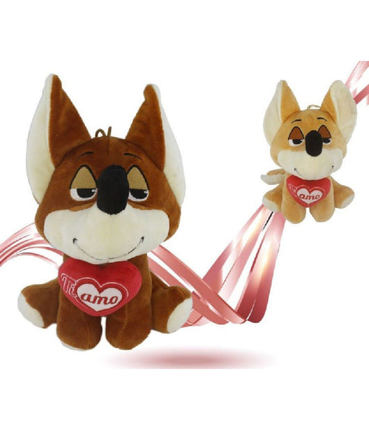 Volpe Peluche 22 Cm Con Cuore Ti Amo Idea Regalo San Valentino Col. Ass. 92447         