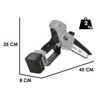 POTATORE SEGHETTO MOTOSEGA A BATTERIA 21,6V +2 BATTERIE 4Ah BARRA 19cm-8" KVS6000 VOLPI