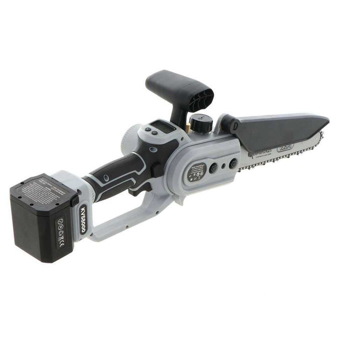 POTATORE SEGHETTO MOTOSEGA A BATTERIA 21,6V +2 BATTERIE 4Ah BARRA 19cm-8" KVS8000 VOLPI