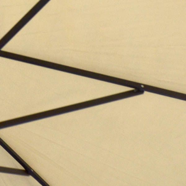 Ombrellone Vomero bianco - grigio lucido