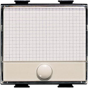 Pulsante illuminabile serie magic bticino a5008 originale taghetta porta nome