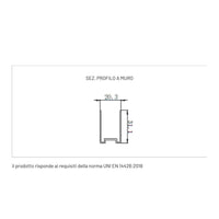 Ogomondo box doccia semicircolare con ante scorrevoli cristallo temprato 4 millimetri acidato serigrafato *** misure ...