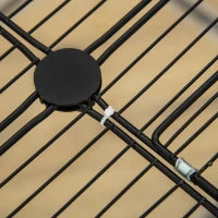 Recinto Modulare per Conigli e Animali di Piccole Dimensioni, 27 Pannelli Acciaio e Resina