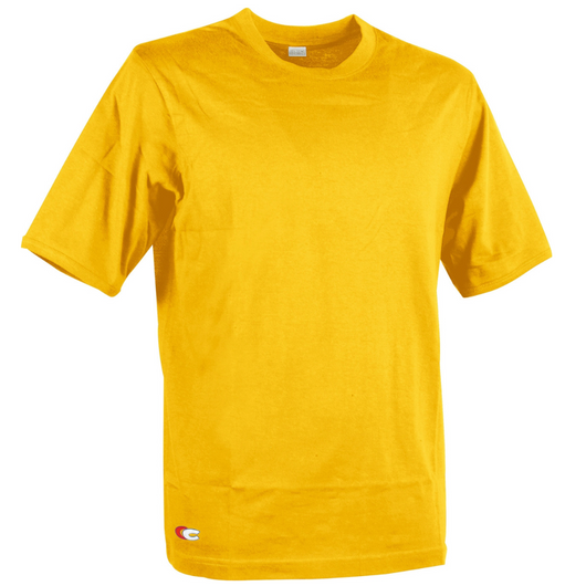 T-shirt zanzibar manica corta colore giallo 100% cotone traspirante leggera *** misura 2 extralarge - xxl, confezione 1