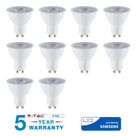 10 LAMPADINA LED GU 10 8W SAMSUNG FARETTO LUCE FREDDA