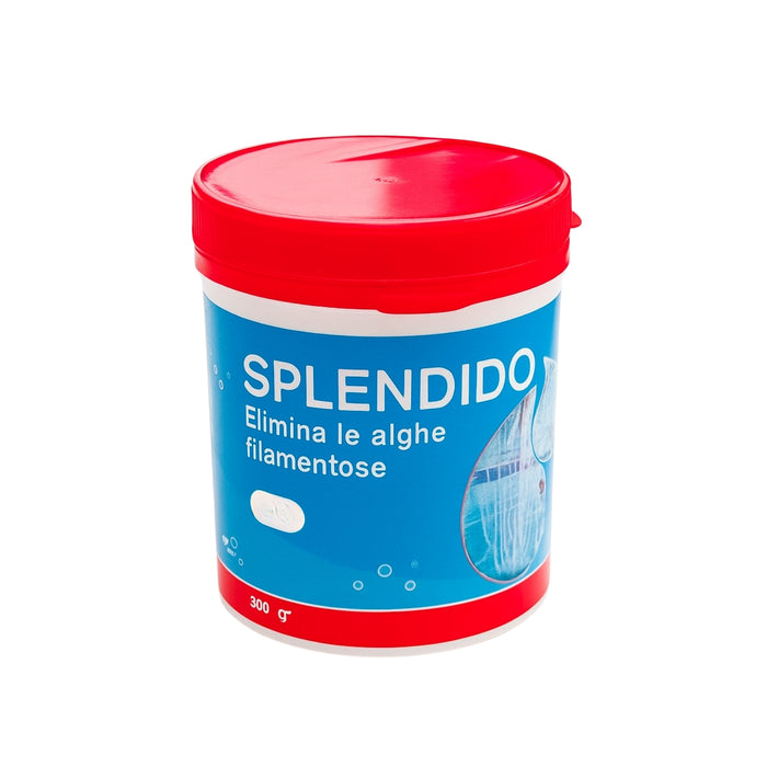 6 pezzi splendido antialghe per laghetto in polvere dose per 30000 litri