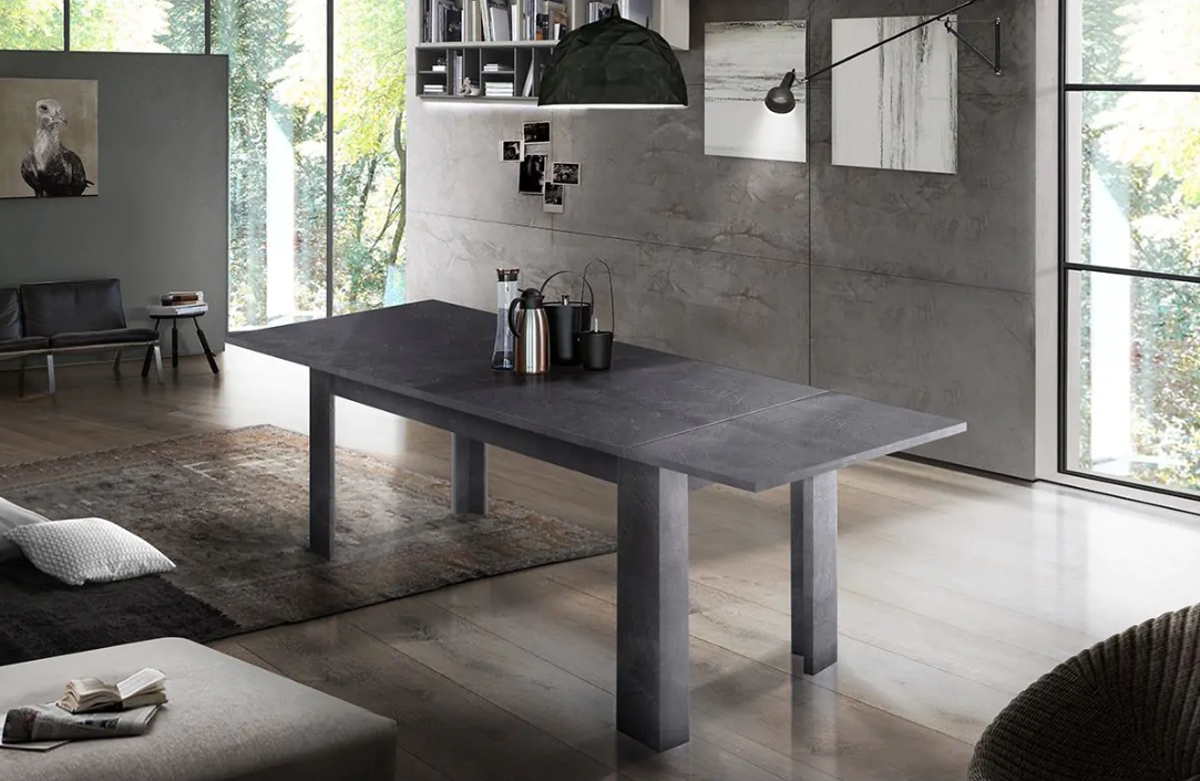  Tavolo moderno allungabile in finitura Ardesia, ZTC21640122 