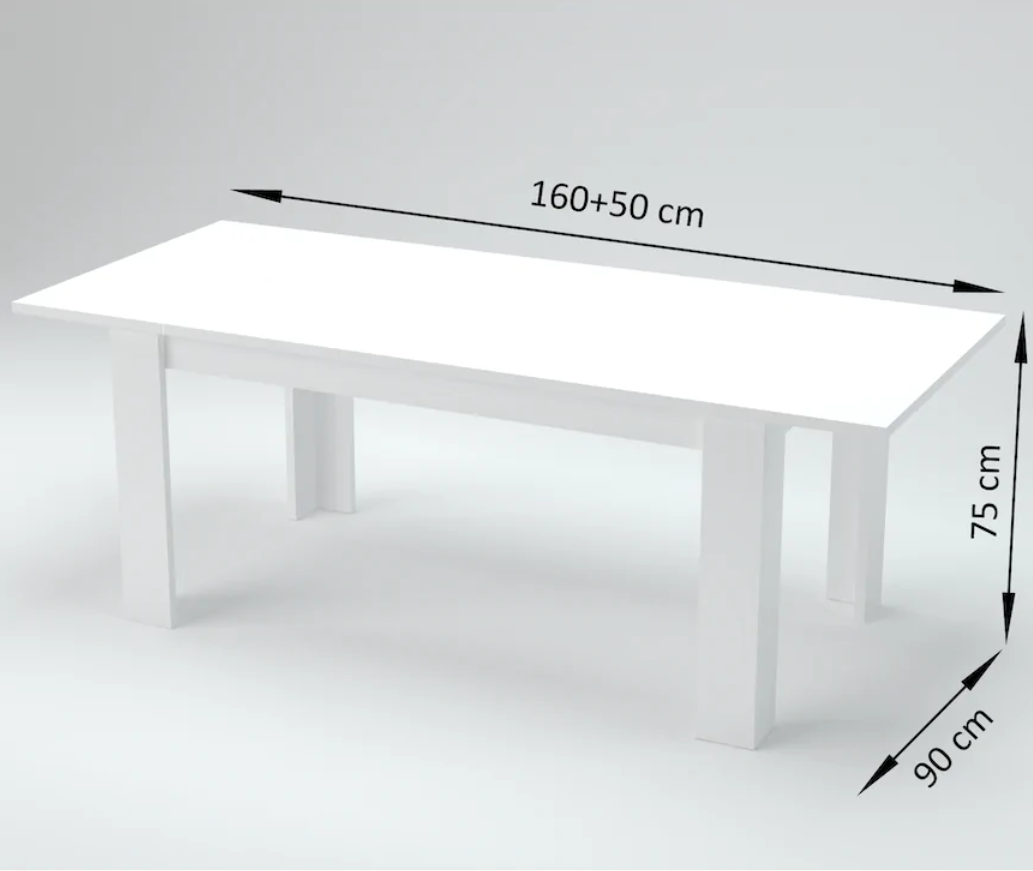  Tavolo moderno allungabile in finitura Ardesia, ZTC21640122 