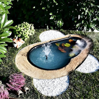 Laghetto da giardino vico nero litri 300 da 145x87xh53