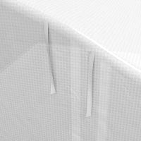 Serra da Giardino 4x3m a Tunnel con Copertura in PE, Porta e 8 Finestre Avvolgibili, Bianco