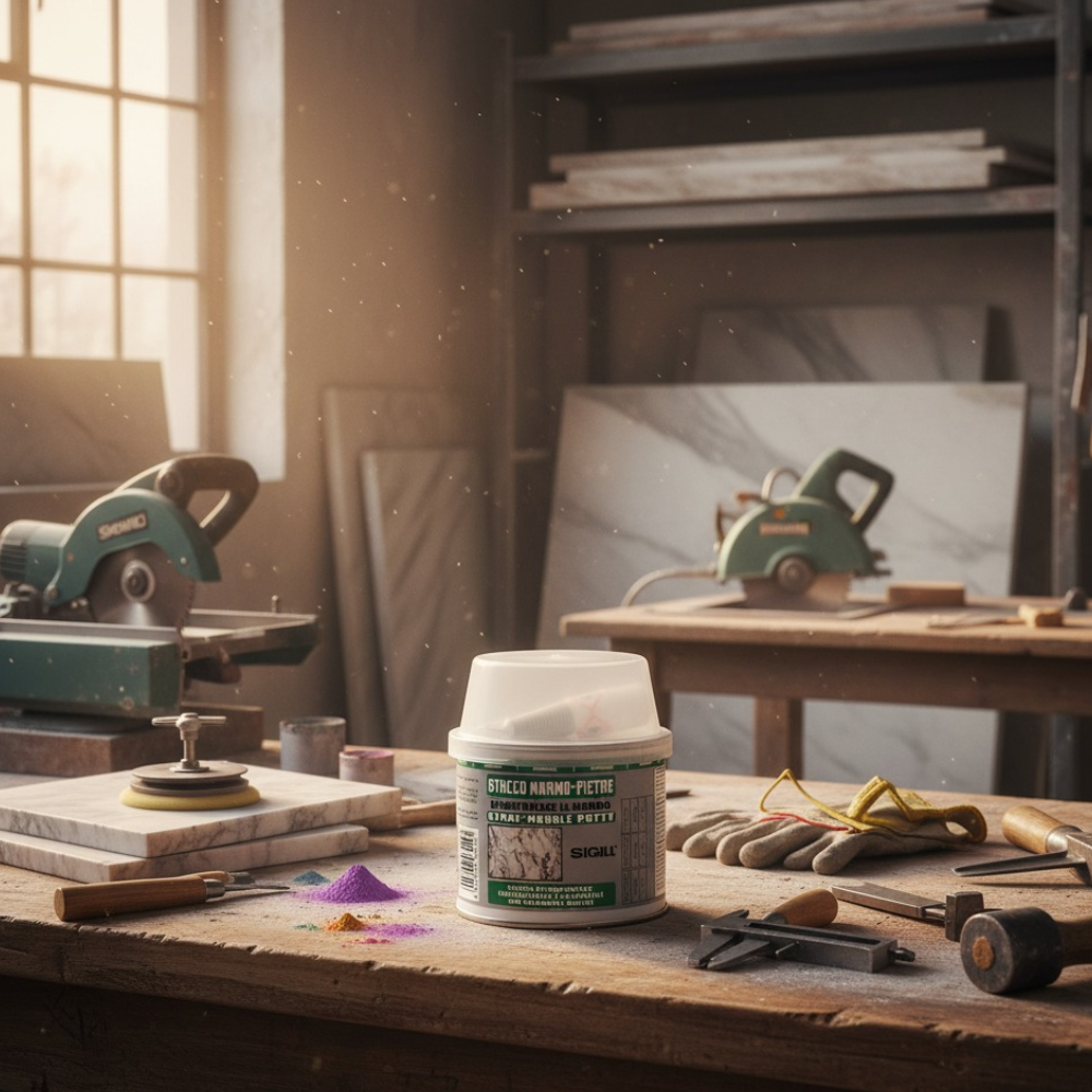 Stucco per marmo e pietre in barattolo da 125 ml