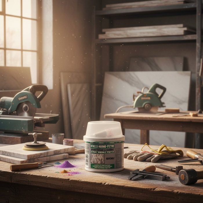 Stucco per marmo e pietre in barattolo da 125 ml