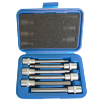 SERIE SET 6pz CHIAVI A BUSSOLA 1/2" BUSSOLE INSERTO ESAGONALE PROLUNGATE CONDOR 5050