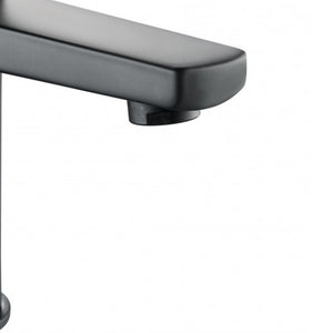 Miscelatore rubinetto africa per lavabo in ottone colore nero con piletta *** confezione 1