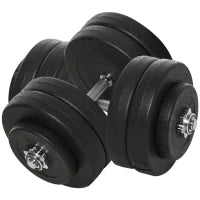 Set Manubri Palestra 50kg (8x5kg, 4x1.5kg), Pesi Palestra con 12 Dischi da 1.5kg, 5kg, Փ25mm, per Allenamento a Casa
