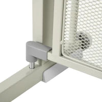 Cancellino per Cani Estensibile a Pressione con Chiusura Automatica, 75-103x76 cm, Grigio