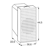 Ronzatore acustico bticino jw4356v230 230vac 80db bianco 1 modulo