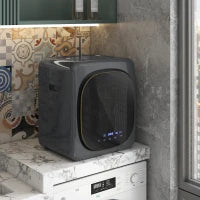 Asciugatrice con Disinfettante UV, Design Compatto, 4 kg Capacità, Acciaio Inossidabile, Grigio